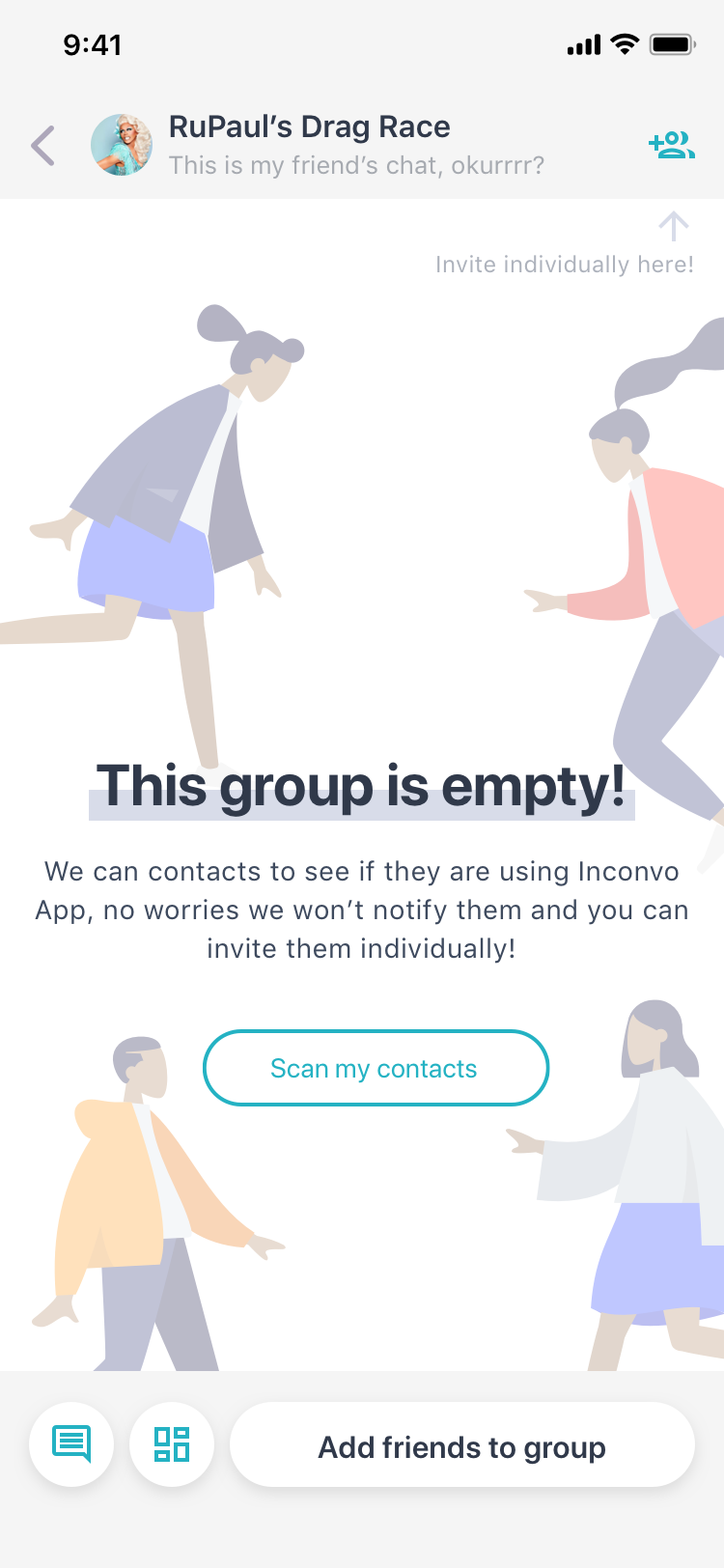 04a.GroupChat-EmptyGroup