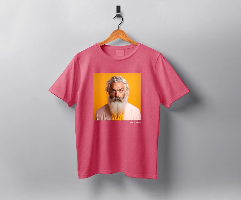 t-shirt socrates photo-low